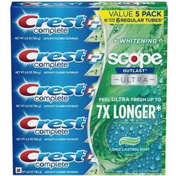 Crest Complete Whitening Scope Zahnpasta Packung 5 Stück