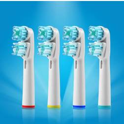 Replacement Brush Heads Compatible with Oral-B-Braun– Dual Clean