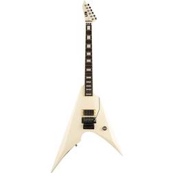 ESP LTD Mike Schleibaum Signature MSV-1 Arrow Olympic White guitare électrique avec étui