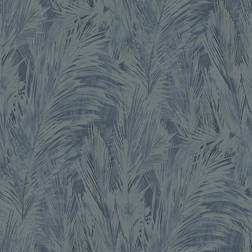 Seabrook Designs Mari Navy Blue Wallpaper blue