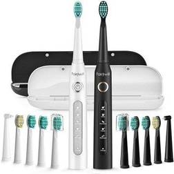 Sonic Electric Toothbrush 5 Modes USB Charger Tooth Brushes Replacement Timer Sonic Toothbrush 8 Brush Heads