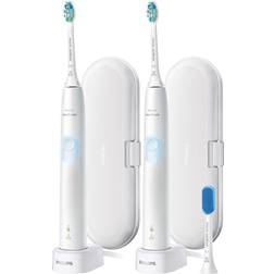 Philips Sonicare ProtectiveClean 4300 Rechargeable Toothbrush (2 Pack)