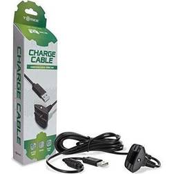 Tomee Controller Charge Cable - Black for Microsoft Xbox 360