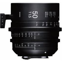 SIGMA T1.5 Cine 50mm Full Frame Prime Lens with Canon EF Mount