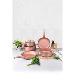 Cermalon Cermalon 5 Pc. Rose Set Cookware Set with lid