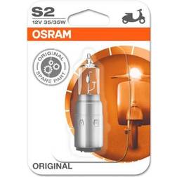 Osram Ampoule de phare 12V 35/35W BA20d blanc