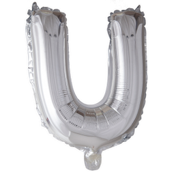 Globos Folieballon 16" Bogstavs Ballon Silver U