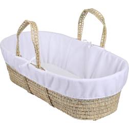 Clair De Lune Moses Basket Fleece Dressing White