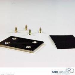 Blokmagneter montering