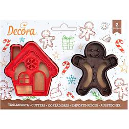 Decora GINGERGREAD Man & House Cookie Cutter