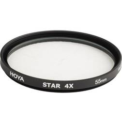 55mm Creative Star 4X Cross Screen Glass Filter