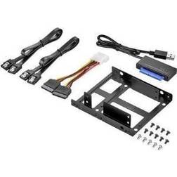 Renkforce DH06K SSD kit Antal harddiske (max. 2 x