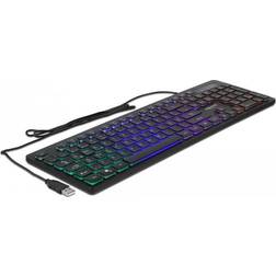 DeLock Tastatur RGB