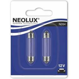 Neolux N264-02B Lampade Lampadina, Luce targa 12 10 47 Lampadina con zoccolo SV8.5-8 VOLKSWAGEN: Touran I, Golf 4, Golf 5, FIAT: Panda II Hatchback