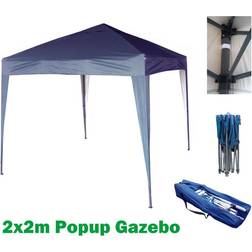 Blue Mcc@home GAZEBO 2x2m Pop-up Gazebo Marquee