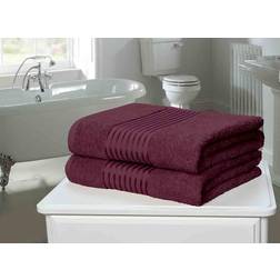 Plum Windsor 2 Bath Towel Purple