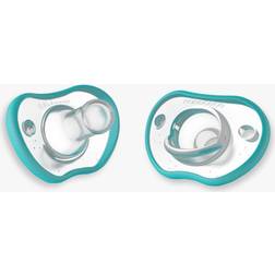 Nanobébé 2-Pack Flexy Soothers, Dummies, Green, 0-3 months