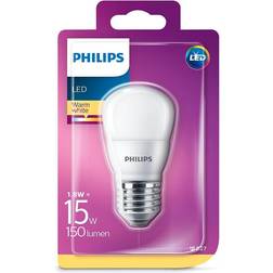 Philips led kronepære 15w e27 mat