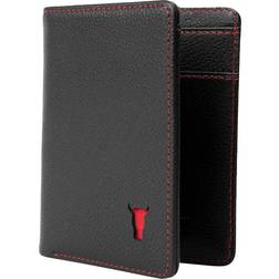 Torro with Red Detail TORRO Leather Bifold Wallet with RFID Protection