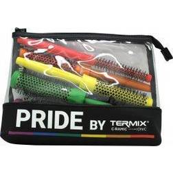 Termix C-Ramic Colours Pride Brushes Toiletry Bag 7 Pieces