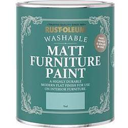 Rust-Oleum Matt Paint Teal 0.75L