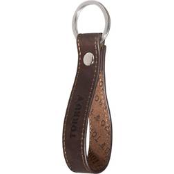 Torro Leather Keyring - Dark Brown