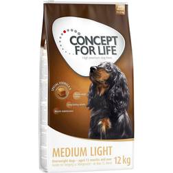 Concept for Life Medium Light Crocchette Per Cani 2 x 12 kg