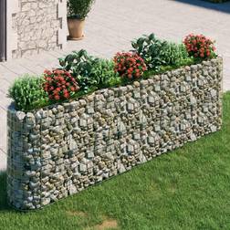 vidaXL gabion-højbed 330x50x100 galvaniseret jern