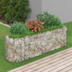 vidaXL Gabion Plantenbak Verhoogd 190 x 50 x 50 cm