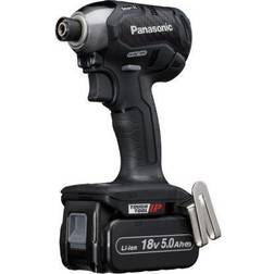 Panasonic EY76A1LJ2G Dual Voltage 14.4v/18v Impact Driver Inc 2x 5.0Ah Batts