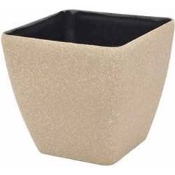 Europalms Deco cachepot STONA-47, rectangular,beige