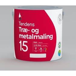 Tendens træ- metalmaling Ral 9010 2,25