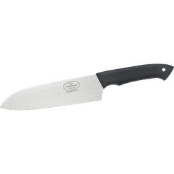 Fällkniven K2 White Whale kökskniv blad, Santoku modell handtag.