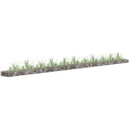 vidaXL gabion-højbed 450x30x10 galvaniseret Krukke