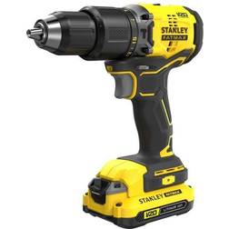 Stanley Taladro Percutor Brushless V20 18v 60nm Con 2 Baterías Li-ion 1,5ah