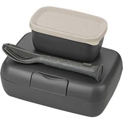 Koziol Candy Ready with Cutlery Nature Ash Grey Matlåda