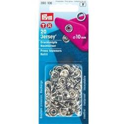 Prym Trykknapper Jersey 10mm 20stk Sølv