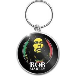 Bob Marley: Keychain/Logo Face Photo-print