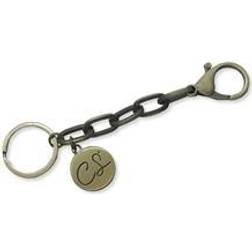 CL Sapphire Sassy Keyring Brass