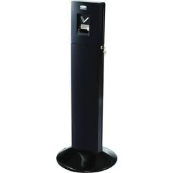 Rubbermaid Posacenere a colonna Metropolitan nero H 108 7 cm-Ø 43cm