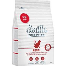 Smilla Smilla Veterinary Diet Renal Manzo Crocchette Gatto - Set Ö 4 kg