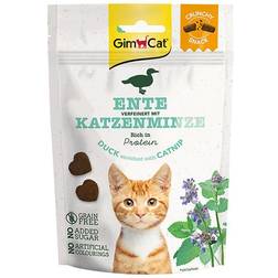 GimCat 3x50g Crunchy Snacks & catnip kattegodbidder