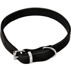 Dogman Läderhalsband Lina ställbart