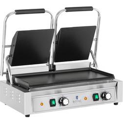 Royal Catering Double Plancha Électrique Professionnelle Plat 3 600 W