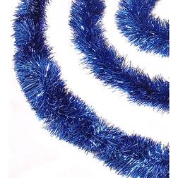 Northlight 50' Shiny Lavish Blue Foil Tinsel Garland