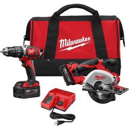 Milwaukee M18 18V Cordless 2-Tool Combo Kit (2698-22)