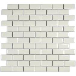 HUH Mosaik Brick Bond Diamond elfenben 30x30cm