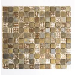 HUH Mosaik glas med natursten XCM CB 52 30x32,5