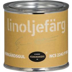 Ottosson LINOLJEFÄRG 0,1L Træmaling Gul