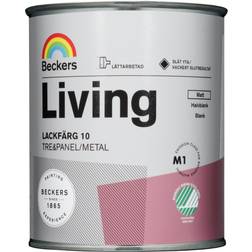 Beckers Lackfärg Matt Svart 0.75L